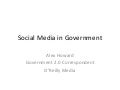 Social Media and Government 2.0