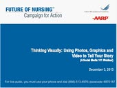 Social Media 101: Thinking Visually: Using Photos, Graphics and Video to Tell Your Story