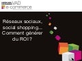 Le ROI des média sociaux