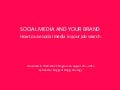 How to utilize social media in your job search
