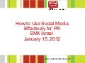 Social Media and PR at SMX 2012 