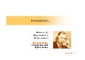 Reiss On Innovation