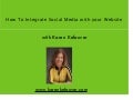 Social Media for Business - The Big Picture