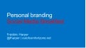 Social Media Breakfast - Wwhat a Technical Evangelist can tell you about personal branding