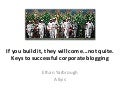 Keys to Succesful Corporate Blogging