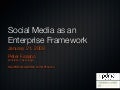 Social Media as an Enterprise Framework