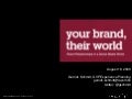 Your Brand, Their World: Brand Relationships in a Social Media World