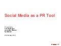Social Media For PR