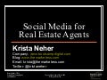 Social Media For Real Estate Agents
