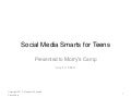 Social Media Smarts for Teens