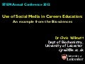 Social media in careers education