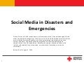 Social media in disasters and emergencies aug 5