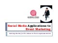 Social media Applications in Event Marketing (MICE)