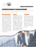 Social Media in Recruitment Services -  Comms Point Recruitment Solutions - Sep 2011 Rates