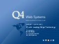 IR With Leading Edge Technology -  IR Websites & Social Media - April 11, 2011