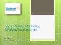 Social media marketing strategy for wal mart