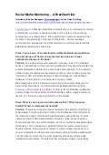 Social media monitoring a brazilian view