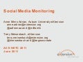 Social Media Monitoring