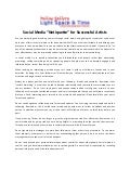 Social Media Netiquette for Successful Artists