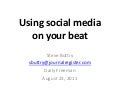 Social media on the beat