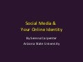 Online identity and social media