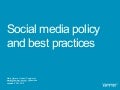 Yammer&rsquo;s Social Media Policy