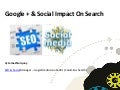 Social Media SEO ranking factors 2012