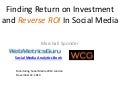 Social media roi tracking london  11-22-2010 - final