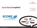 Social Media Simplified - Green Bay SCORE Chapter - 3.2.11