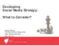 Social Media Strategies - SBS Presentation