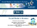 Social Media usage in libraries in Europe - survey findings