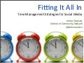Social Media Time Management