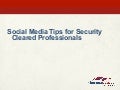 Social Media and Security Clearances