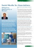 Social media for Associations - Tony De Nazareth