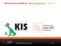 KIS Programma - Social Media Training 10-11-2011