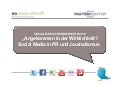 Social Media Trendmonitor 2012