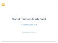 Social Media in Nederland in cijfers (2010 - update 5)
