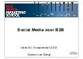 Social media voor b2b - Adformatie RSLT Digital Marketing School (#dms12) - september 2012