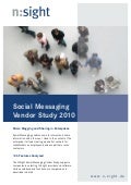 Social messaging vendor study 2010