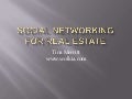 Social Networking For Real Estate