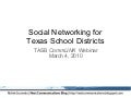 Social Networking For Texas School Districts