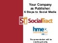 Your Company as Publisher - 6 Ways to Get Started in Social Media and Blogging
