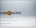 Social web institute   managing the corporate intentions