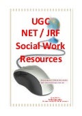 UGC/NET/JRF-Social Work Syllabus and Resource Links 