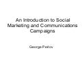 Social marketing 