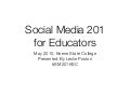 Social Media 201 for Educators