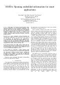SOFIA - Opening Embedded Information for Smart Applications. VTT/ESI/NOKIA