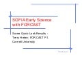 SOFIA Early Science with FORCAST