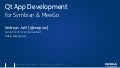 Qt App Development for Symbian & MeeGo - v3.4.6 (17. January 2012)