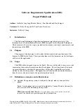 Software Requirements Specification Final